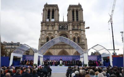 Rencontre “Imaginer la paix” – Cérémonie finale devant la Cathédrale Notre-Dame